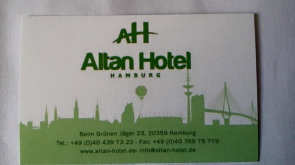 Altan Hotel Hambourg Extérieur photo